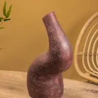 Ваза терракота "Рог" 25х20х45 см