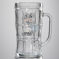 Кружка стеклянная пивная &laquo;Сила, честь&raquo;, 500 мл