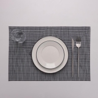 Салфетка сервировочная на стол &laquo;Ромбы&raquo;, 45&times;30 см, цвет синий