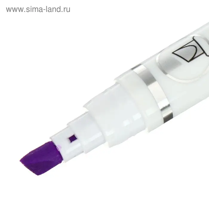 Маркер текстовыделитель наконечник скошенный 4 мм, фиолетовый