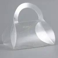 Складная прозрачная коробка из PVC, для упаковки подарков, 9.5&times;6&times;5 см