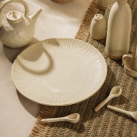 Тарелка керамическая SL Home &laquo;Виенто&raquo;, d=28 см, цвет бежевый