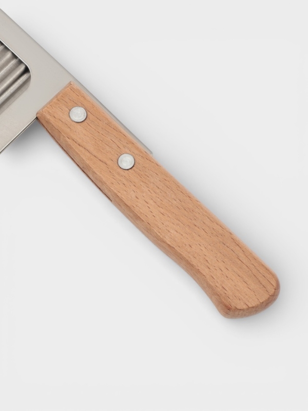 Нож для фигурной резки Доляна, 27&times;6 см, цвет серебристый