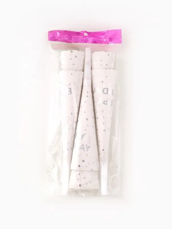 Дудка-гудок"Happy birthday", набор 6 штук