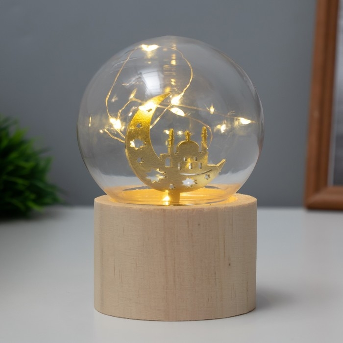 Ночник &laquo;Шар-мечеть&raquo; LED 3хAG10 шар 8см 6,5х6,5х11,5см
