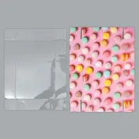 Кондитерская упаковка, коробка для макарун с пластиковой крышкой, &laquo;Макаруны&raquo;, 18 х 12 х 3.5 см