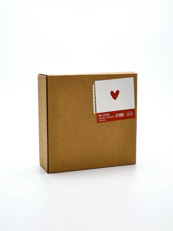 Тарелка керамическая глубокая Dolce Ceramo. &laquo;Любовь в деталях&raquo;, 17,5 х 17,5 х 5,5 см