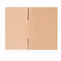 Коробка складная, бурая, 24&times;23&times;8 см