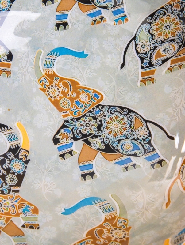 Салатник "Мудрый слон" дерево манго 20х20х8 см