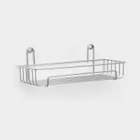 Полка для ванной 29*12,5*10 см, цвет хром