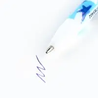 Ручка шариковая, синяя паста 0.5 мм с колпачком пластик &laquo;Танки&raquo;