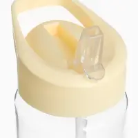 Поильник детский с трубочкой &laquo;Зайка&raquo;, 350мл., цвет бежевый Mum&Baby