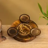 Подставка под благовония "Слон" дерево 16,5 см