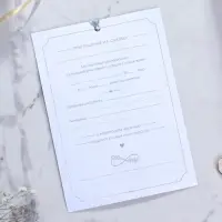 Приглашение на свадьбу с калькой Wedding day, 13&times;18 см