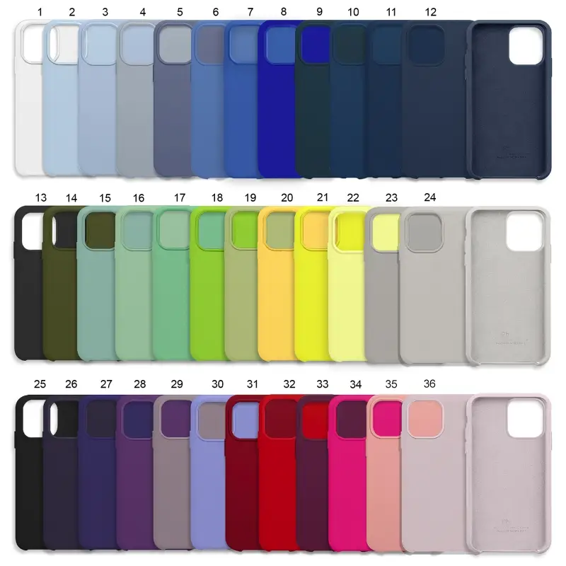 Чехол iPh 14 (6.1) Silicon Сase APL WS (с лого)