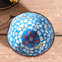 Чаша "Глазурь" 14х14х6 см, кокос