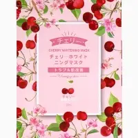 Маска тканевая увлажняющая для лица с экстрактом вишни