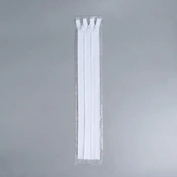 Молния &laquo;Спираль&raquo;, №7, разъёмная, водонепроницаемая, замок автомат, 50 см, белая