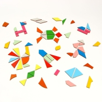 Развивающая доска &laquo;Сложи квадрат&raquo; 3 уровень сложности