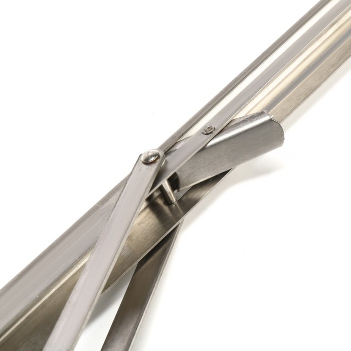 Кронштейн складной для столов и полок ТУНДРА, 2 шт., длина 400 мм, нержавеющая сталь