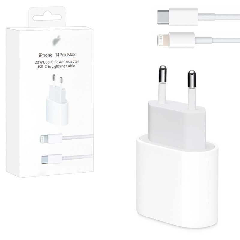 СЗУ Type-C Lighting 20W iPh (100шт/кор) Logo