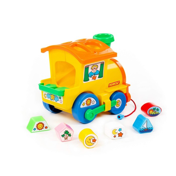 Игрушка-сортер &laquo;Занимательный паровоз&raquo;