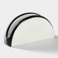 Салфетница Доляна &laquo;Гурман&raquo;, 13,3&times;3,7&times;7,1 см, цвет белый