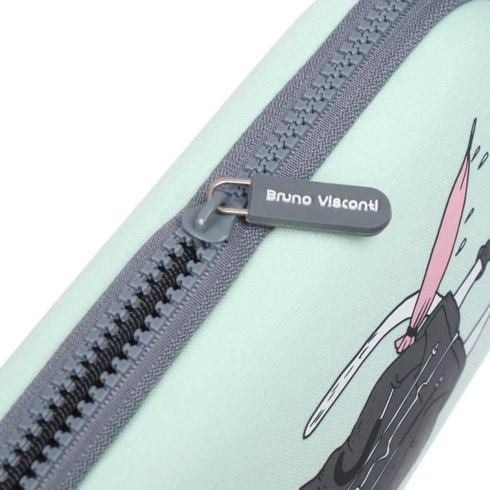 Рюкзак каркасный 36 х 28 х 17 см, + пенал, Bruno Visconti "Кошечка на прогулке"