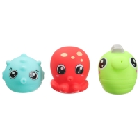 Набор игрушек для ванны &laquo;Поймай рыбку&raquo;, ковш, брызгалки, 4 шт, Крошка Я