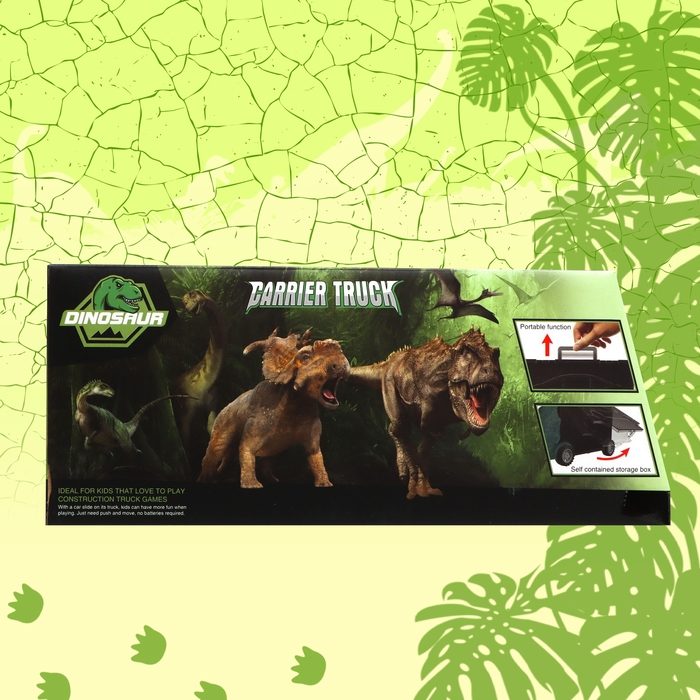 Грузовик &laquo;Динозавр&raquo;, с 3 машинами