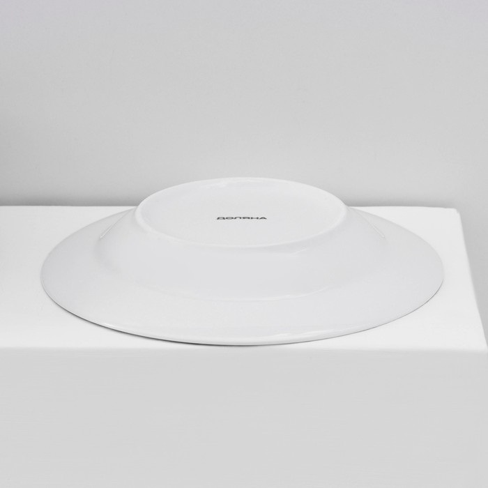 Набор тарелок фарфоровых Доляна &laquo;Звёздная ночь&raquo;, 18 предметов: 6 тарелок d=20 см, 6 тарелок d=25 см, 6 тарелок глубоких 340 мл