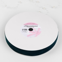 Лента бархатная, 25 мм, 18 &plusmn; 1 м, цвет изумрудный №72