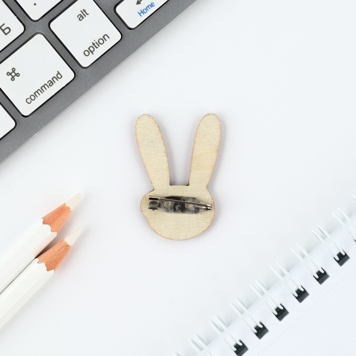 Значок в коробочке &laquo;Заяц&raquo; 5 х 4 см