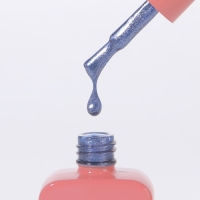 Гель лак для ногтей &laquo;CAT`S EYE GENTLE&raquo;, 3-х фазный, 10 мл, LED/UV, цвет синий (54)