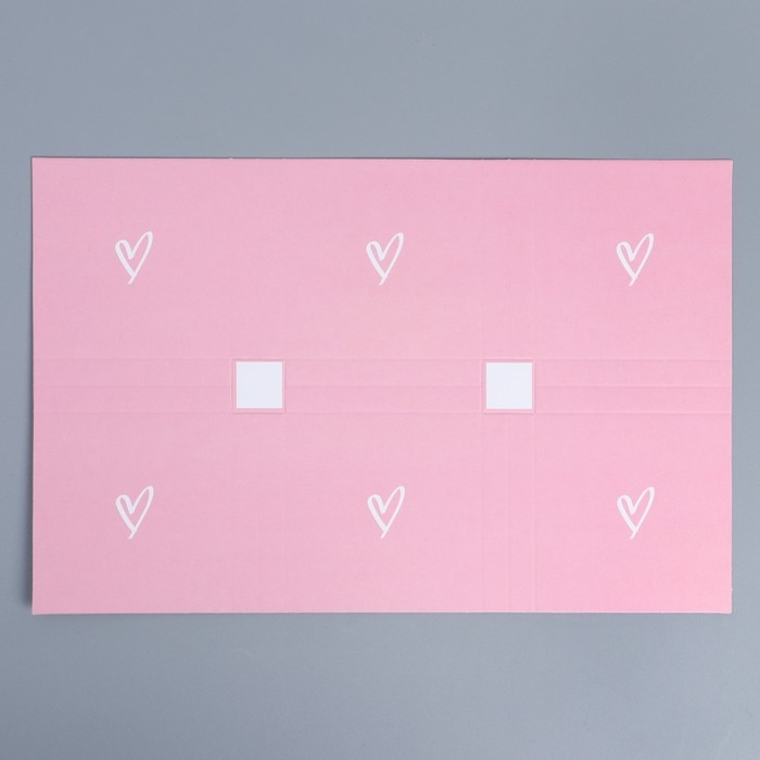 Коробка кондитерская для муссовых пирожных &laquo;Сердечки&raquo;, 27 х 17.8 х 6.5 см