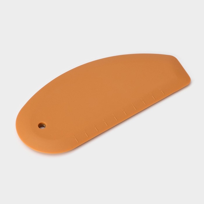 Шпатель кондитерский с размерной линейкой KONFINETTA, 17,5&times;8&times;0,7 см, цвет бежевый