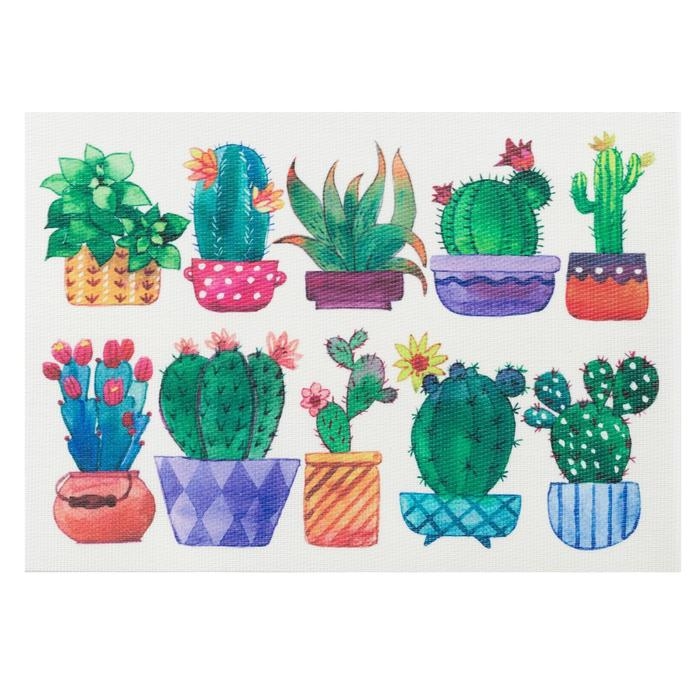 Салфетка на стол &laquo;Кактусы&raquo; 29*40 см
