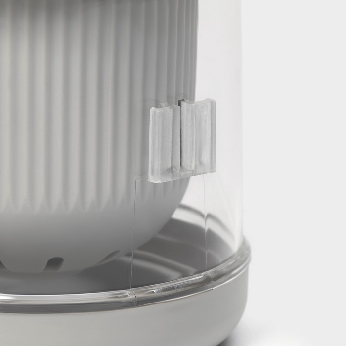 Ёршик для унитаза SAVANNA, настенный, силиконовый с емкостью для моющего средства, 10.5&times;10.5&times;41 см, белый