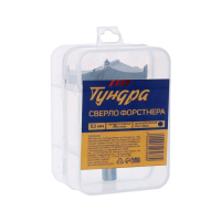 Сверло Форстнера ТУНДРА, твердосплавные пластины, цилиндрический хвостовик, 53 мм