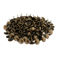Гвозди ТУНДРА, декоративные, 19х22 мм, бронза, 200 шт