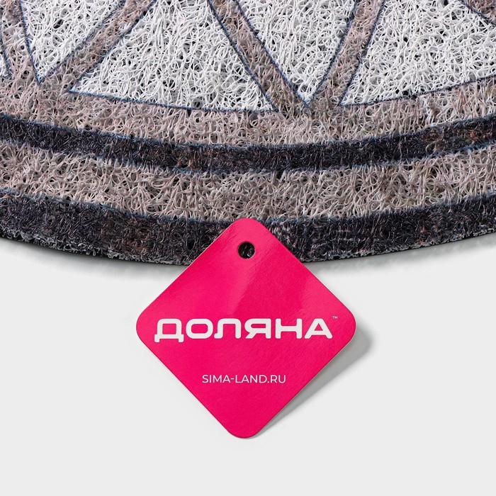 Коврик придверный грязезащитный Доляна &laquo;Архитектор&raquo;, 45&times;75 см, цвет серый