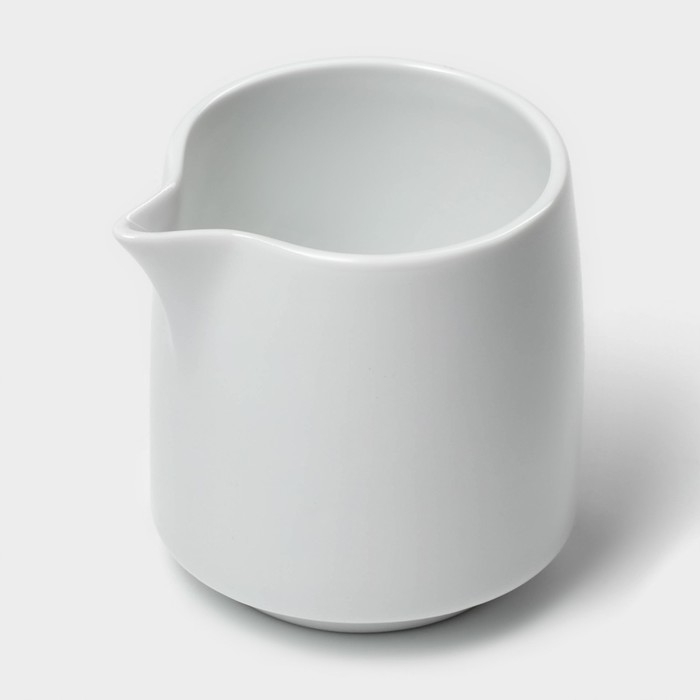 Молочник керамический Magistro White gloss, 250 мл