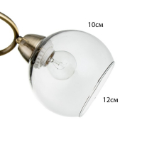 Люстра 6591200/3 E27 40Вт бронза 46х46х24 см BayerLux