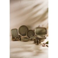 Тарелка фарфоровая обеденная SL Home &laquo;Песчаный бриз&raquo;, d=26 см, цвет бежевый