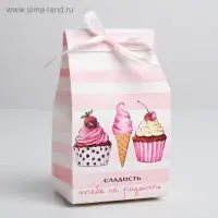 Упаковка кондитерская &laquo;Сладость&raquo;, 8 х 10 х 16 см