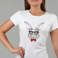 Термотрансфер &laquo;Заяц&raquo;, 17 &times; 17,5 см, цена за 1 штуку