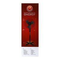 Вентилятор Energy EN-1662, напольный, 45 Вт, 3 режима, чёрно-серый