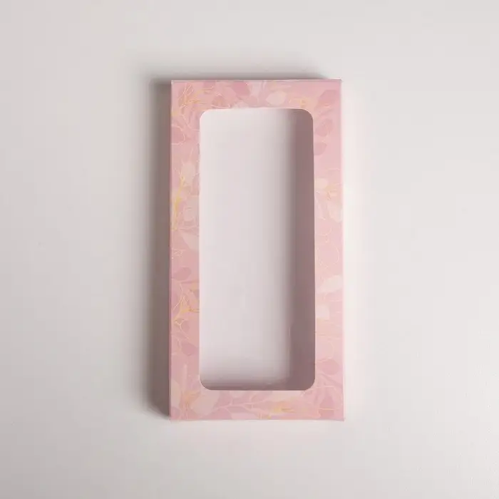 Коробка для шоколада, кондитерская упаковка, &laquo;Радуй себя&raquo;, с окном, 17.3 х 8.8 х 1.5 см