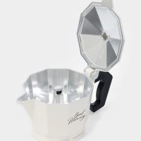 Кофеварка гейзерная "Good morning" на 3 чашки, цвет белый