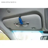 Держатель для очков TORSO, зажим, синий